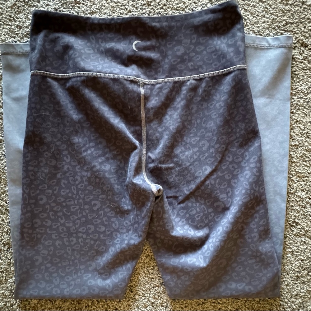 ZYIA Charcoal Leopard Women's Bike Shorts